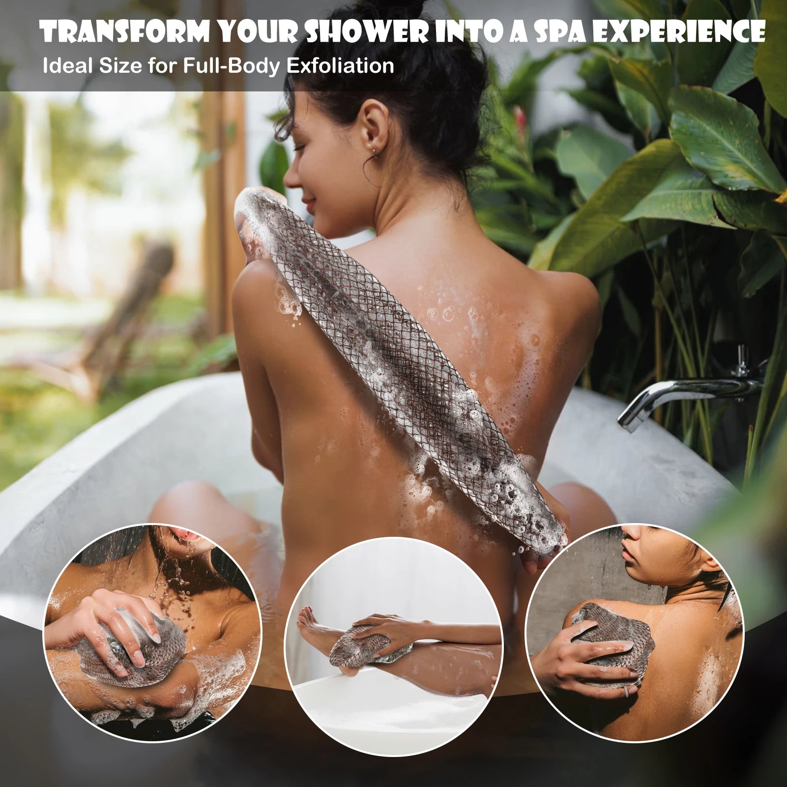 DeepClean African Net Bath Sponge