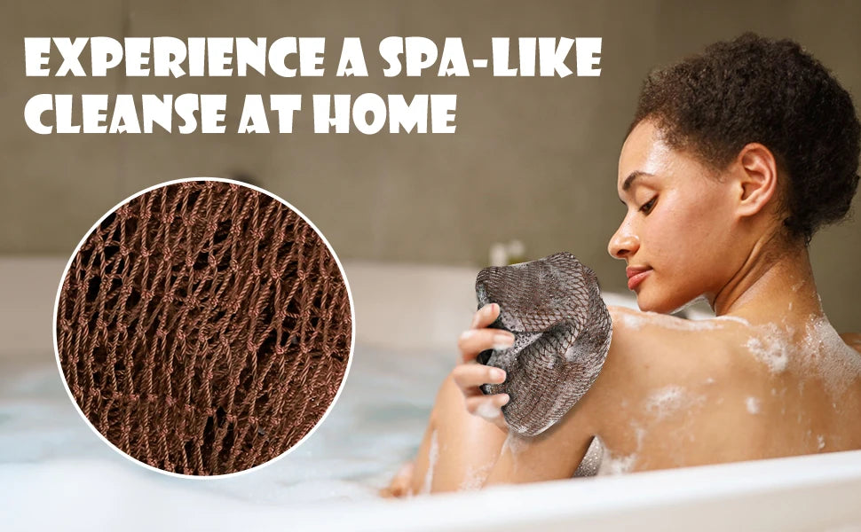 DeepClean African Net Bath Sponge